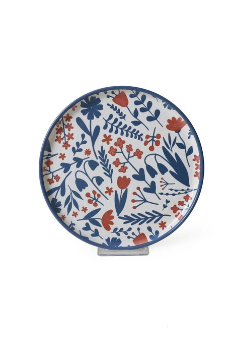 Hermia Juego de platos para postres Multicolor (4 piezas) de 22 cm